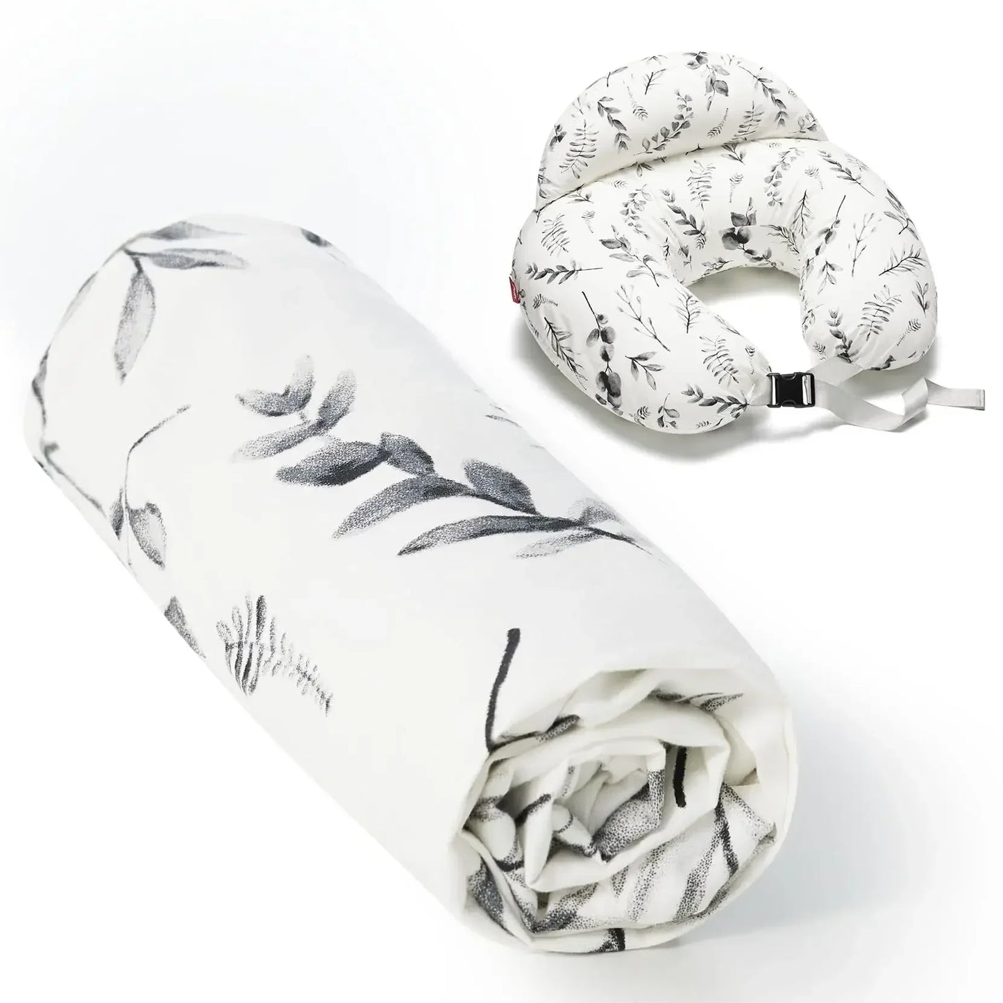 Ergonomic Baby Nursing Pillow Cover - Soft Cotton Pillowcase