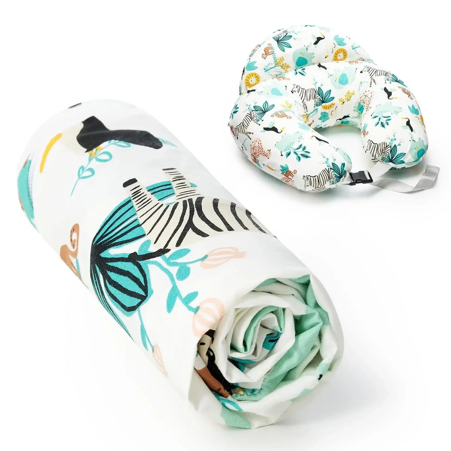 Ergonomic Baby Nursing Pillow Cover - Soft Cotton Pillowcase