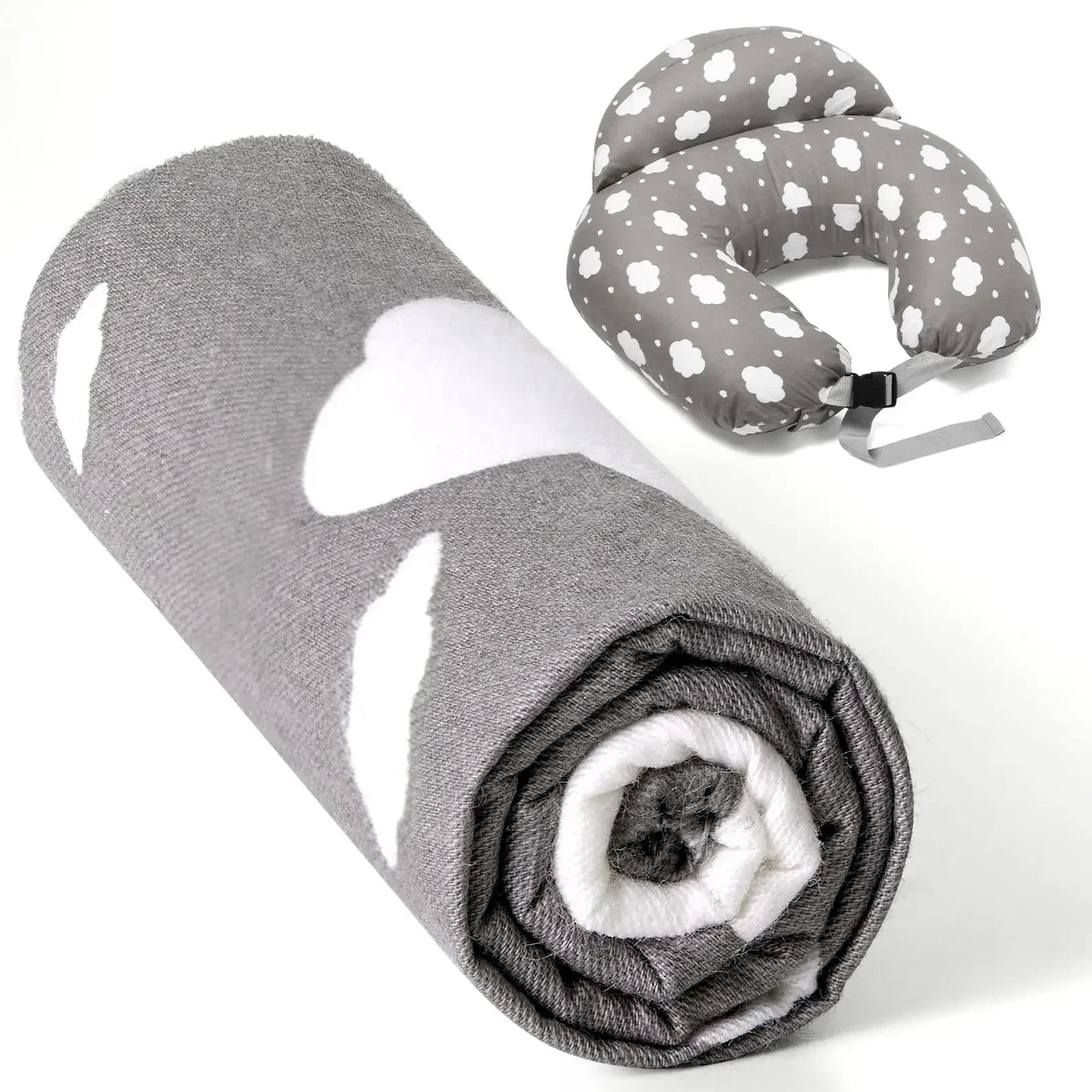 Ergonomic Baby Nursing Pillow Cover - Soft Cotton Pillowcase