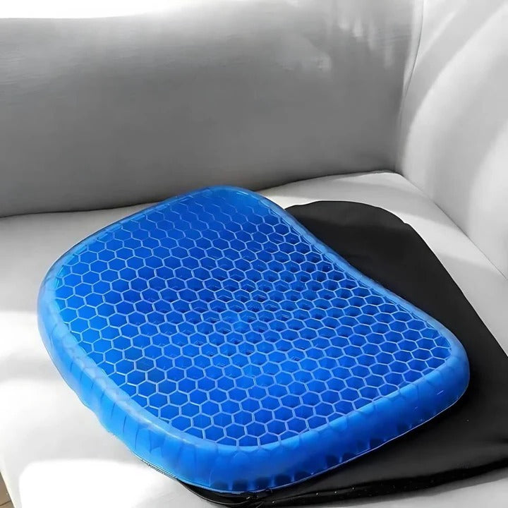 Ergonomic Gel Seat Cushion – Relieves Back & Tailbone Pain