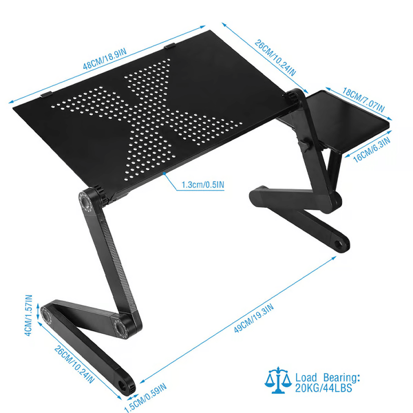 Ergonomic Laptop Stand 360° Swivel - FlexStand