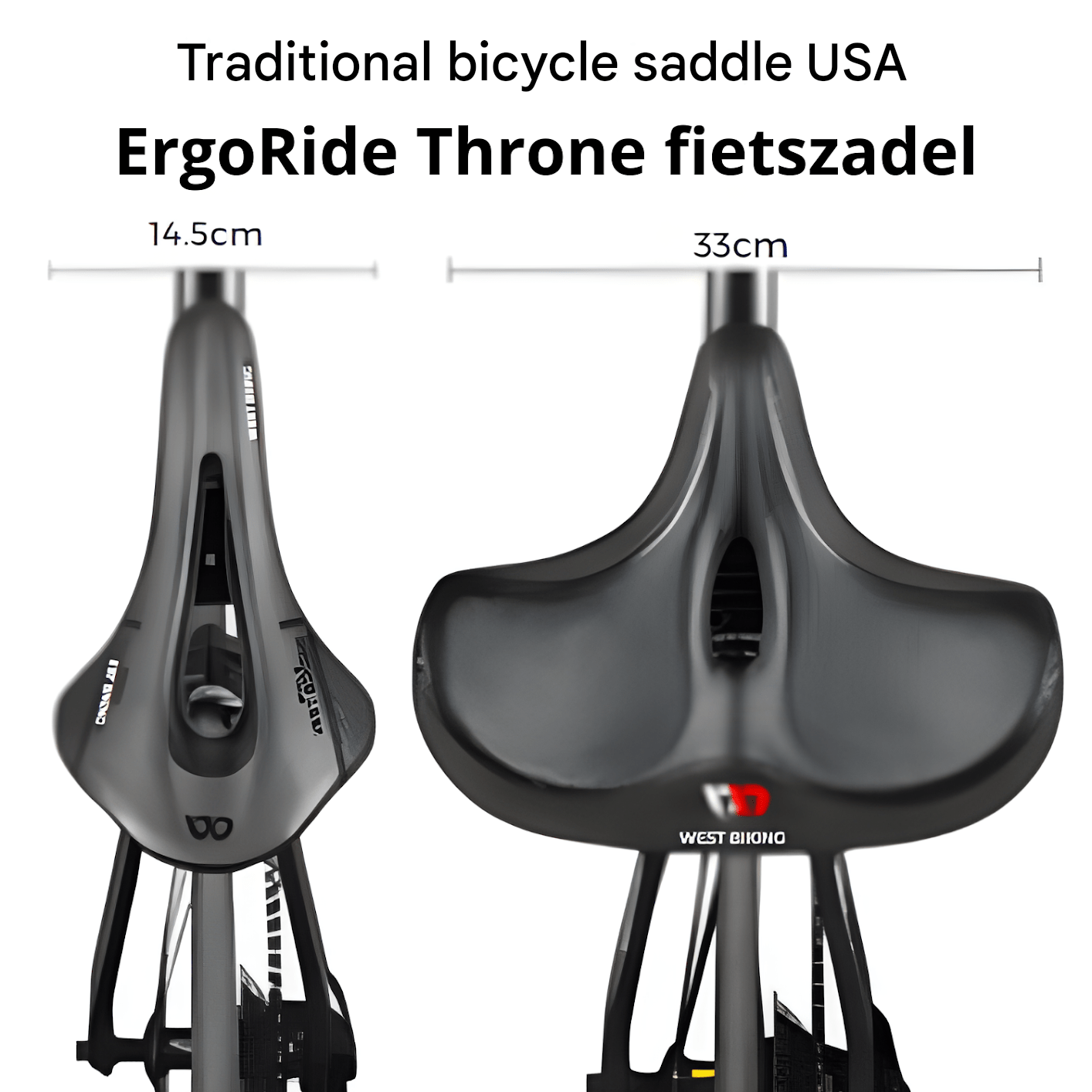ErgoRide Throne Bike Saddle for Unmatched Comfort