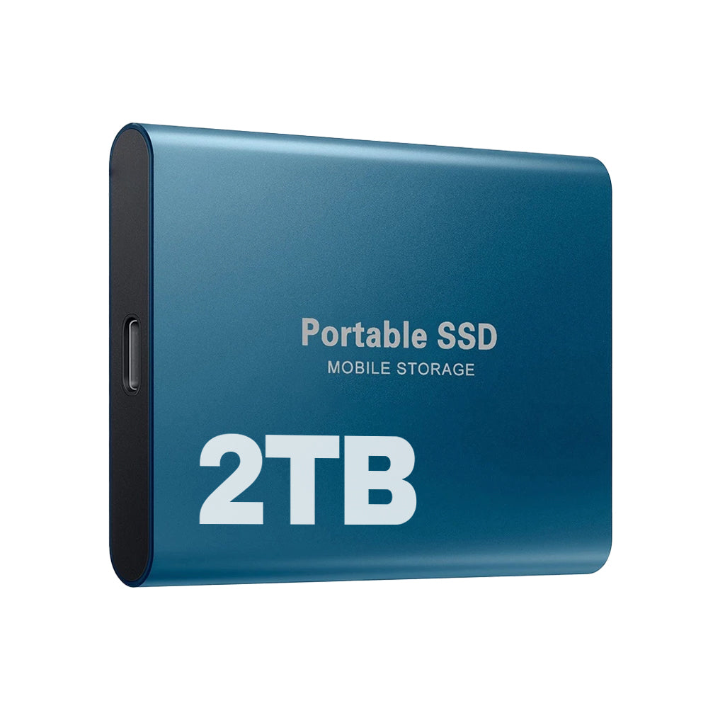 External SSD 2TB Portable Shockproof High-Speed Storage