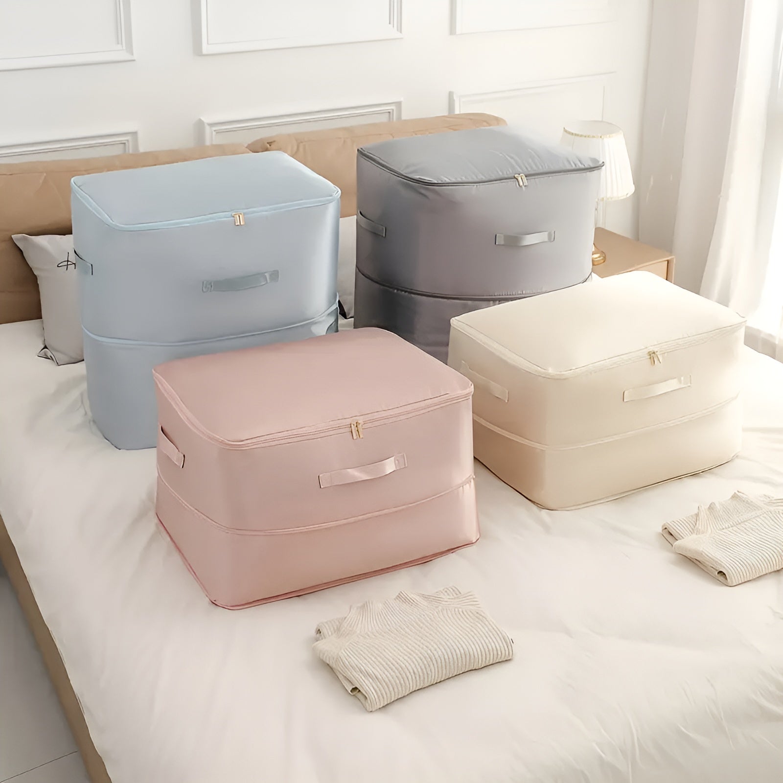 Fabric Storage Bag - Closet Organizer - Space-Saving Solution - Image 5