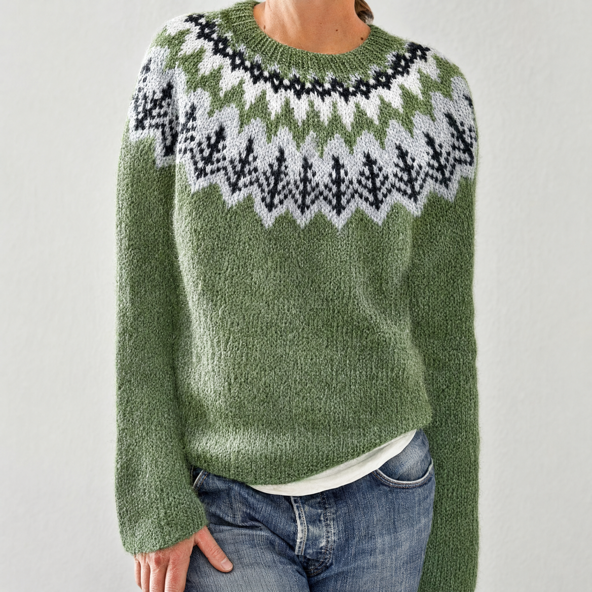 Fair Isle Knitted Sweater