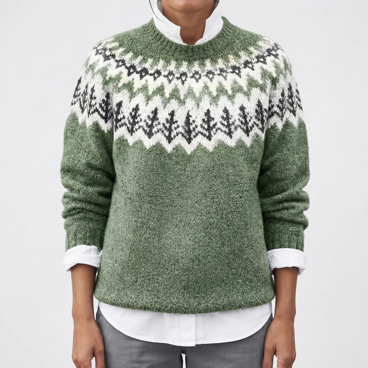 Fair Isle Knitted Sweater
