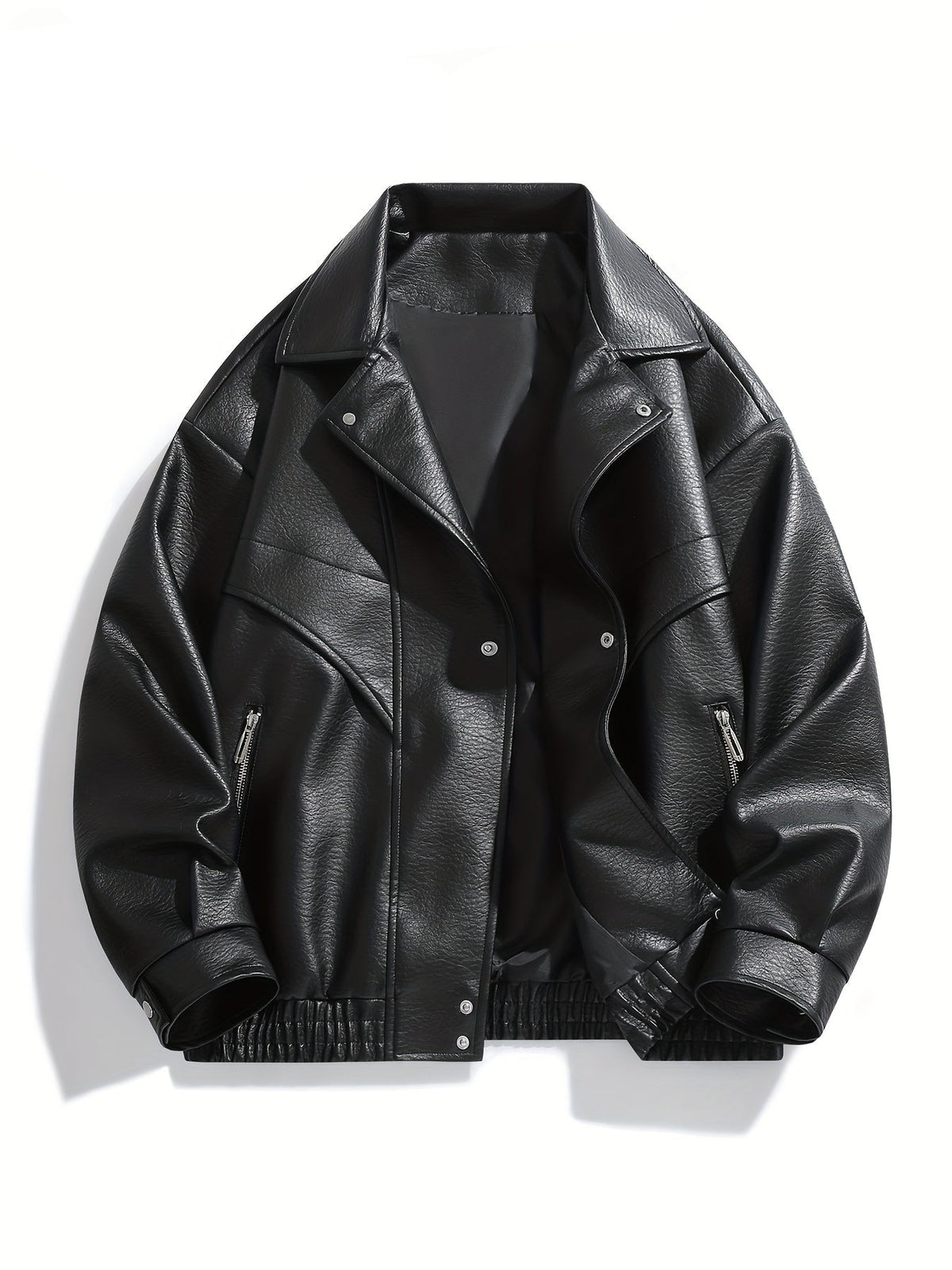 Faux Leather Biker Jacket