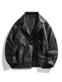 Faux Leather Biker Jacket