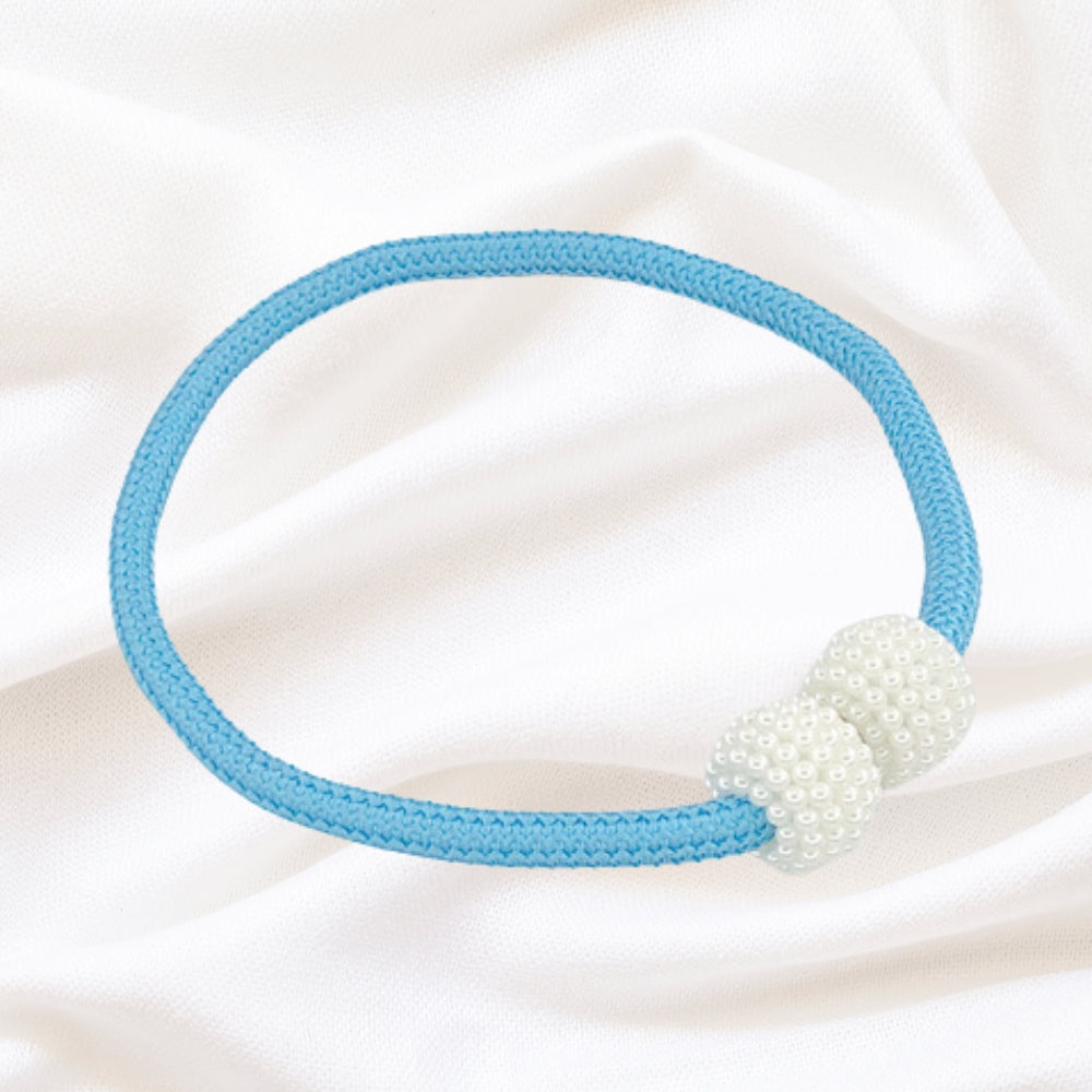 Faux Pearl Curtain Tie Backs - Braided Rope - Decorative Window Accessories - 2-Piece Set - Image 10