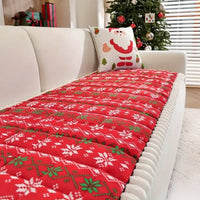 Festive Holiday Winter Sofa Cover