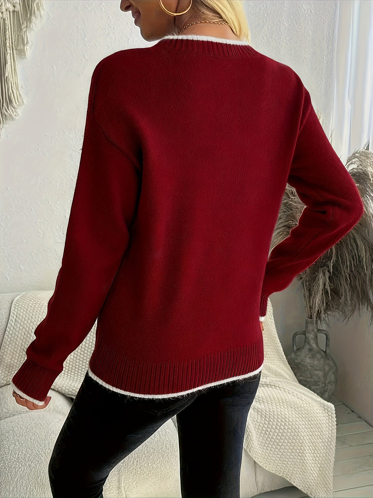Festive Snowflake Sweater