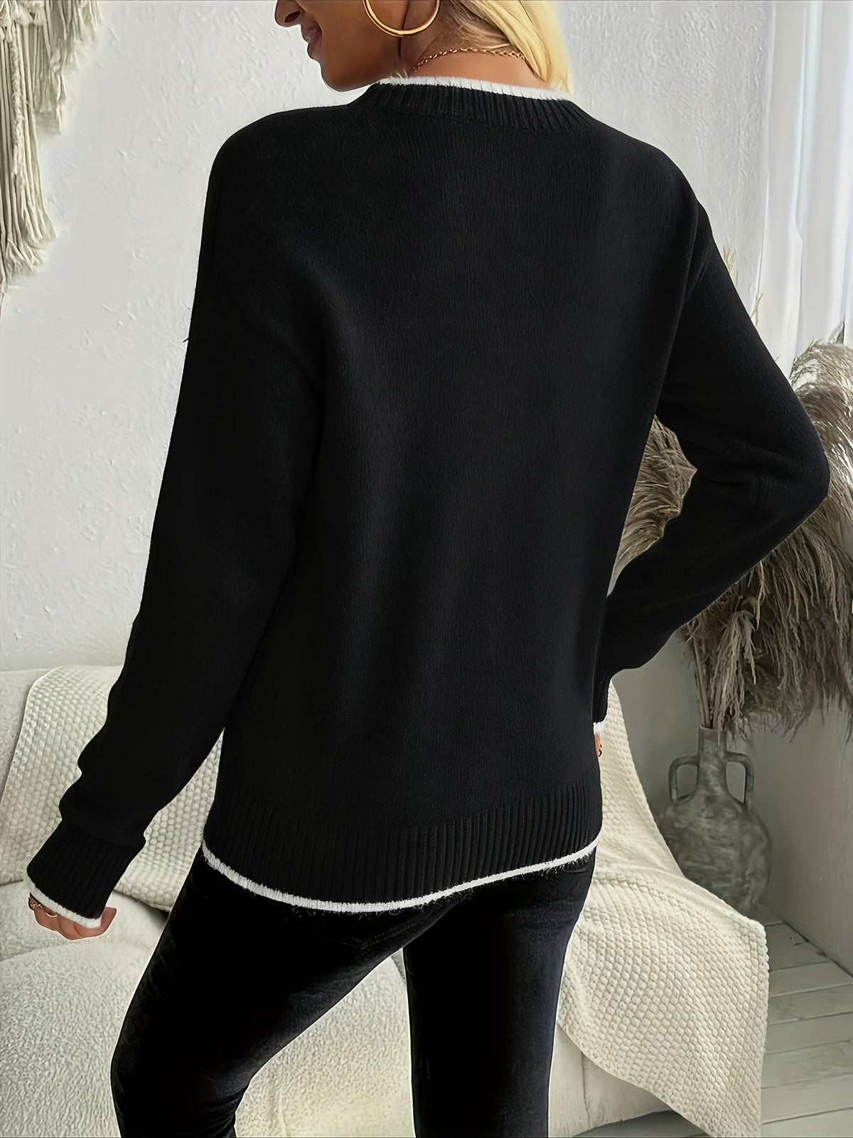 Festive Snowflake Sweater