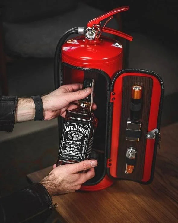 Fire Extinguisher | Hidden Fire Extinguisher Bar | Secret Compartment for Drinks | FireBar