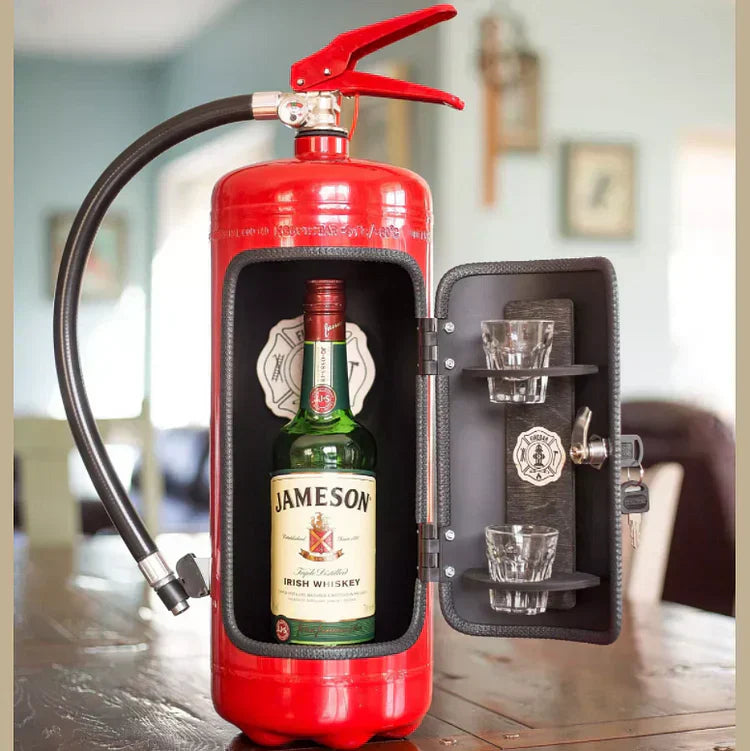 Fire Extinguisher | Hidden Fire Extinguisher Bar | Secret Compartment for Drinks | FireBar
