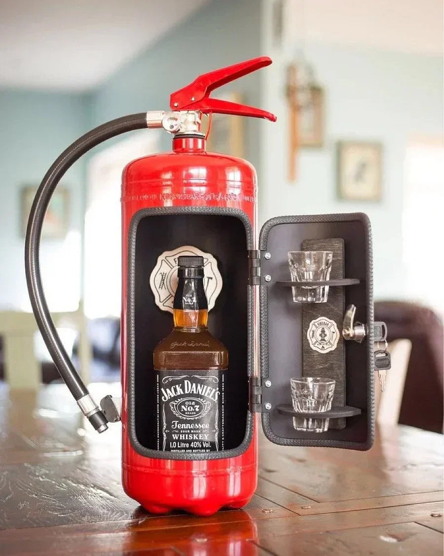 Fire Extinguisher | Hidden Fire Extinguisher Bar | Secret Compartment for Drinks | FireBar