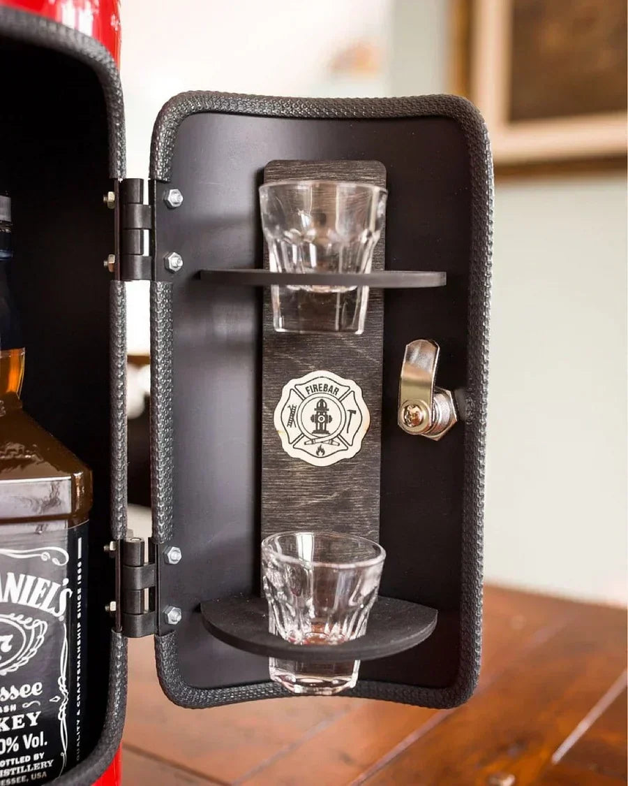 Fire Extinguisher | Hidden Fire Extinguisher Bar | Secret Compartment for Drinks | FireBar
