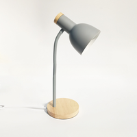 Flashlight Table Lamp for Children's Room with Metal Shade