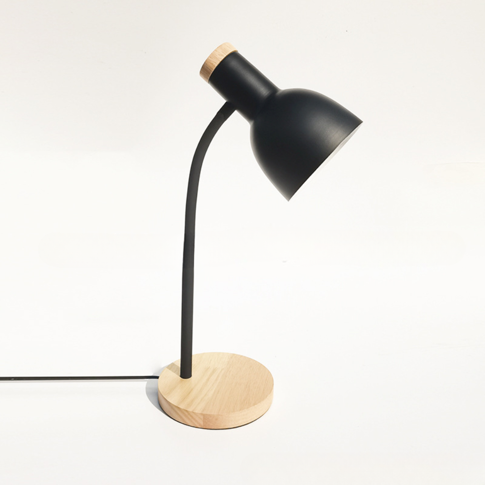 Flashlight Table Lamp for Children's Room with Metal Shade