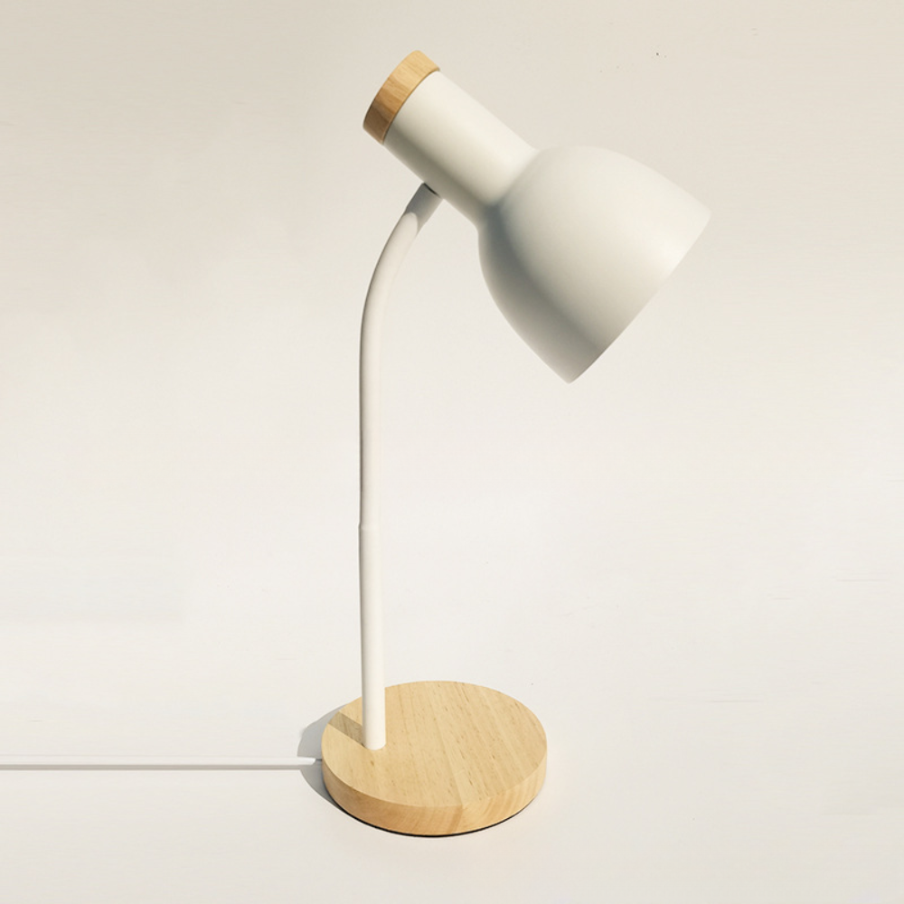 Flashlight Table Lamp for Children's Room with Metal Shade