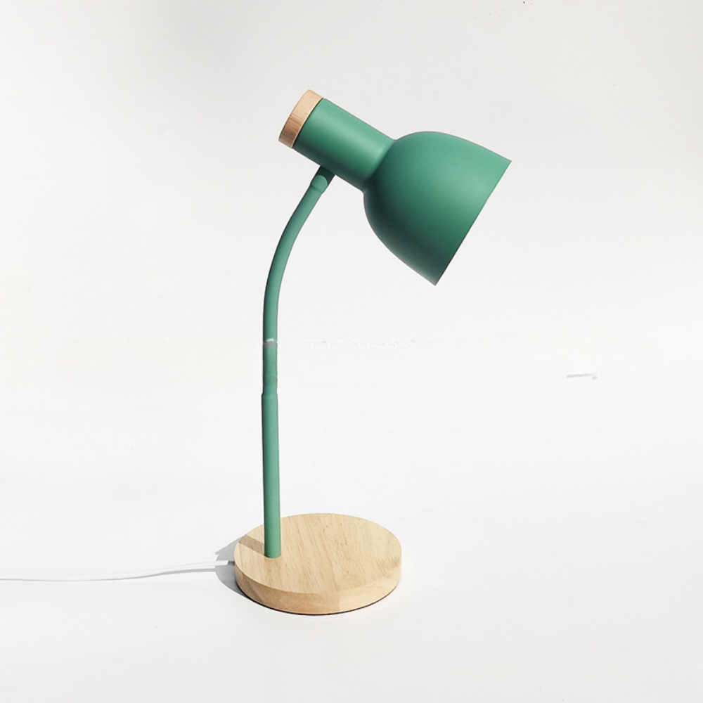 Flashlight Table Lamp for Children's Room with Metal Shade