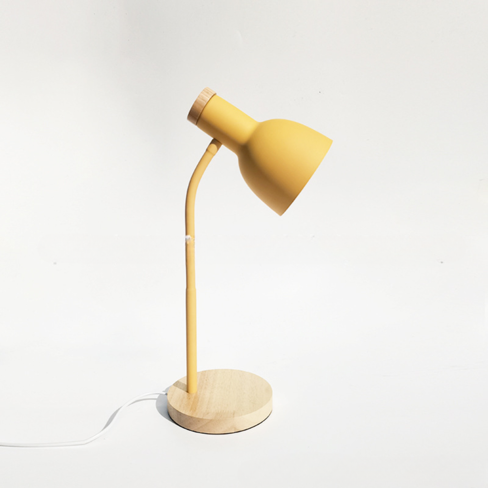 Flashlight Table Lamp for Children's Room with Metal Shade