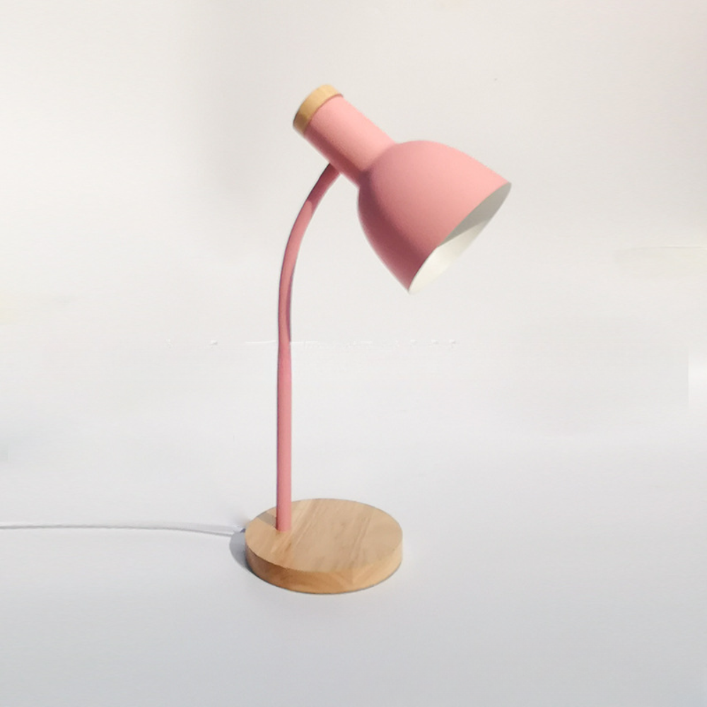 Flashlight Table Lamp for Children's Room with Metal Shade