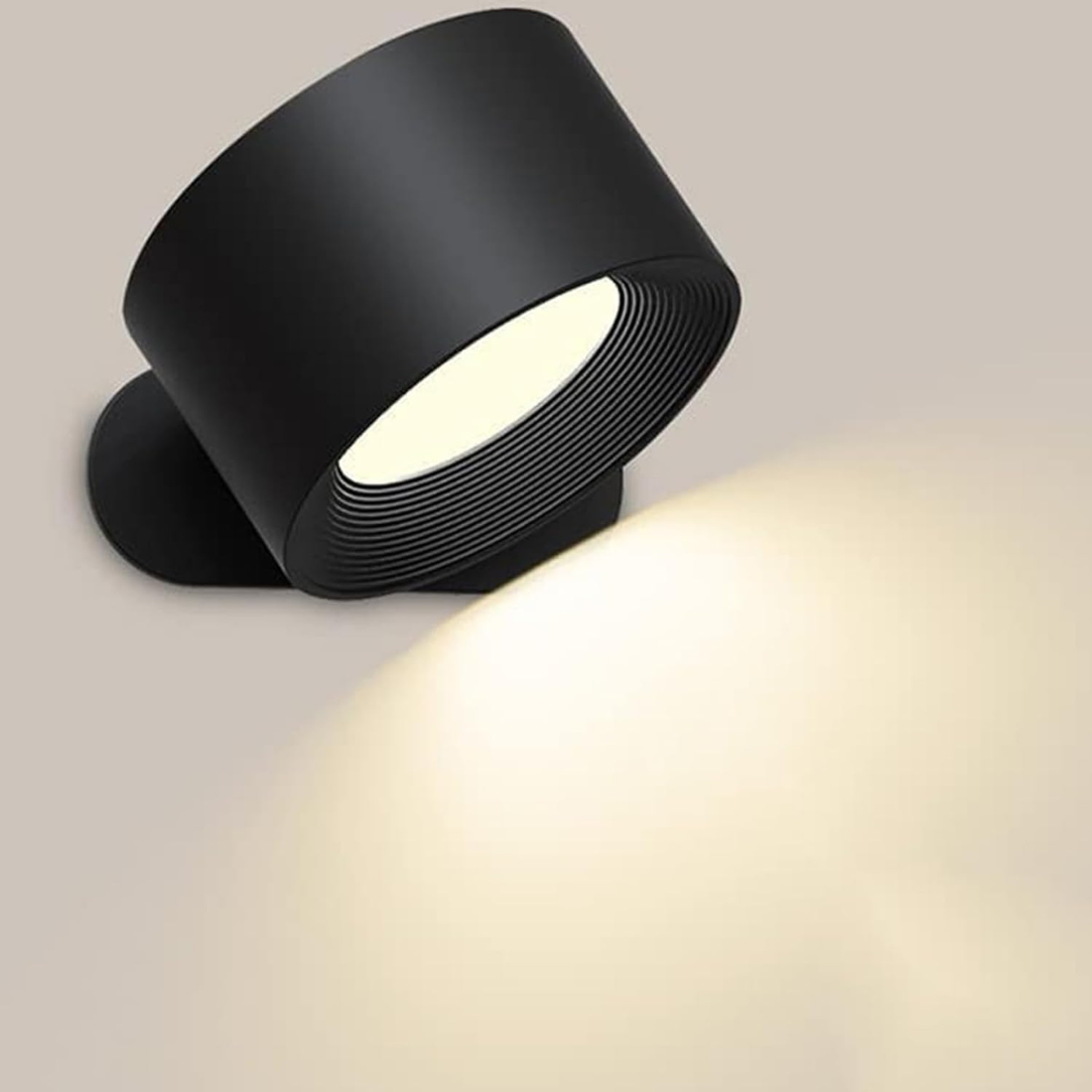Flexilight Wall Lamp - Black Metal - Wireless Touch Control 360° Rotation - Modern Style - Image 6