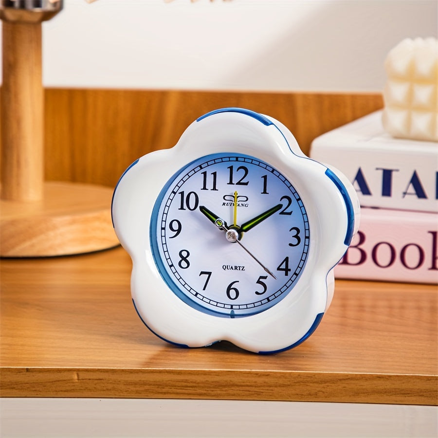 Floral Alarm Clock - Stylish Desk Clock - Decorative Timepiece - Image 4