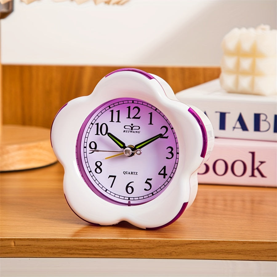 Floral Alarm Clock - Stylish Desk Clock - Decorative Timepiece - Image 5