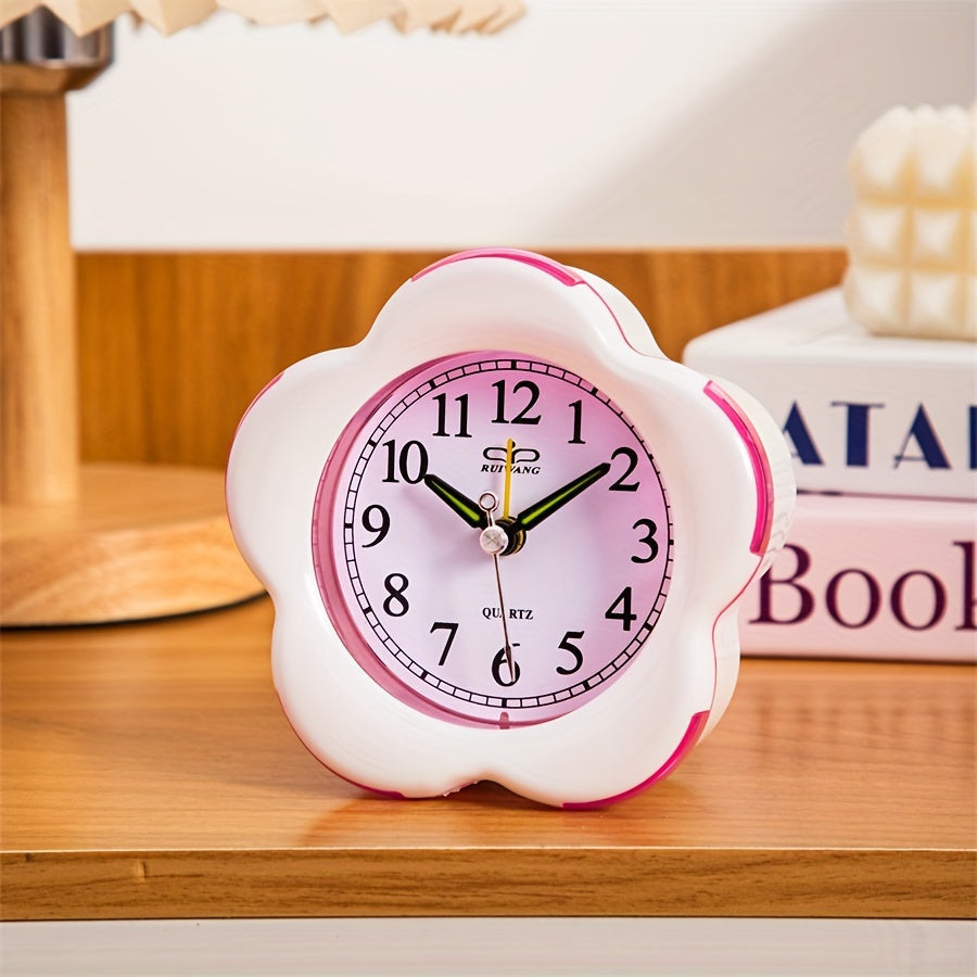 Floral Alarm Clock - Stylish Desk Clock - Decorative Timepiece - Image 9