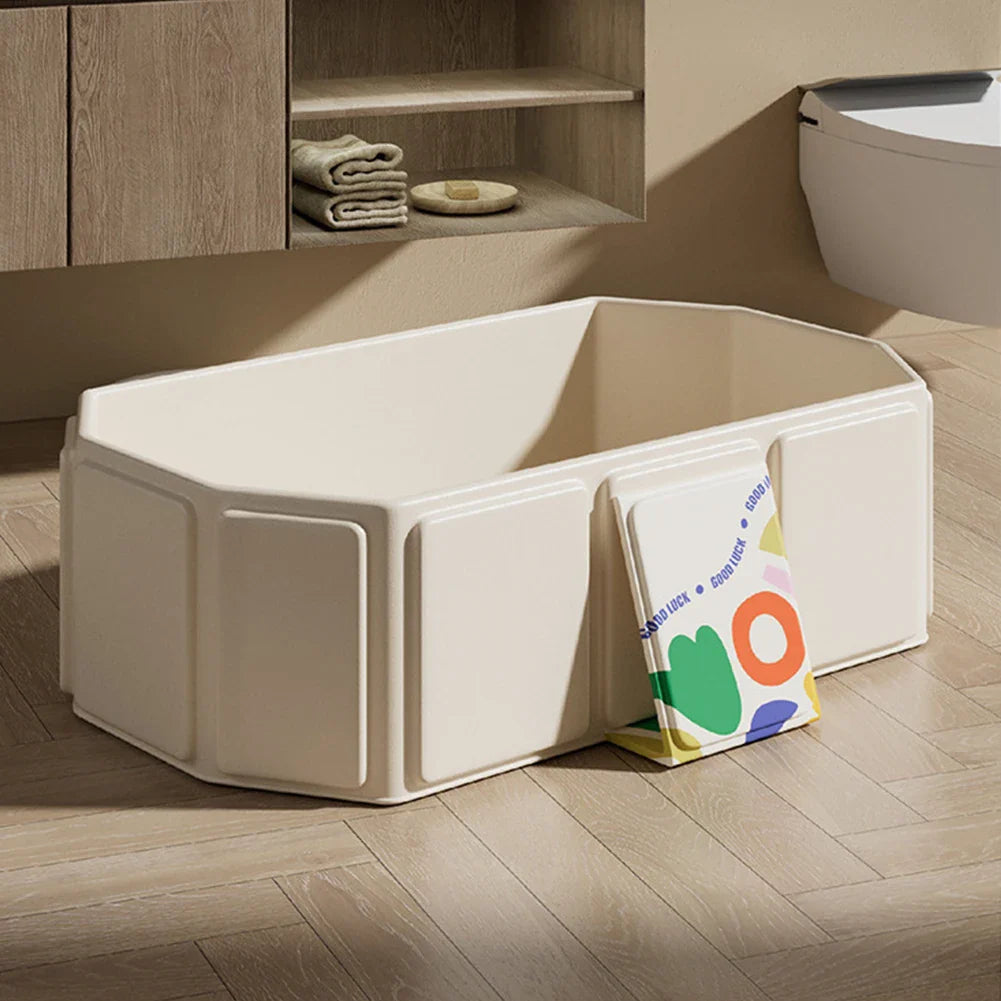 Foldable Baby Bathtub with Temperature Display for Infants & Toddlers