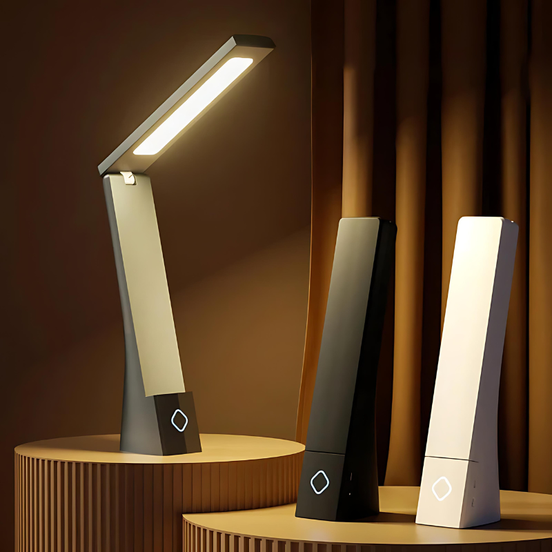 FoldLuxe – Foldable LED Table Lamp with Touch Control & Modern Minimalist Design