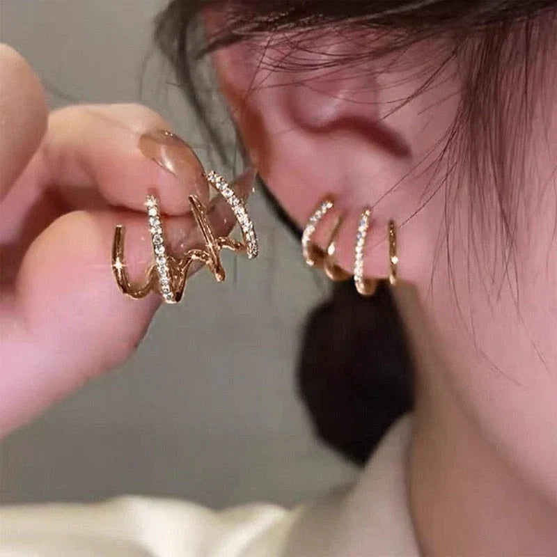 Four-Claw Earrings