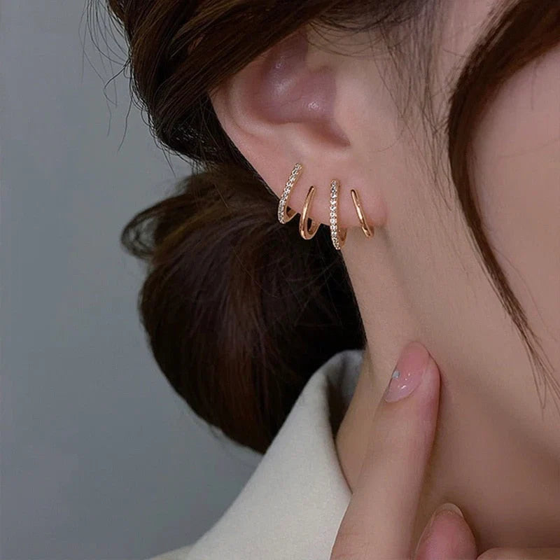 Four-Claw Earrings