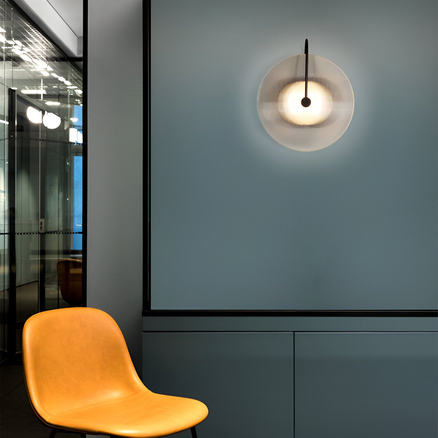 Frosted Glass Wall Sconce - Postmodern LED Wall Lamp - Nordic Style Lighting Fixture - Image 4