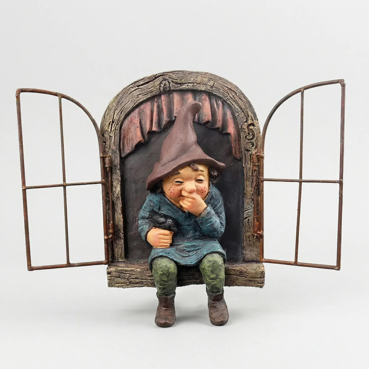 Funny Garden Ornament with Window Motif