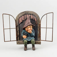 Funny Garden Ornament with Window Motif