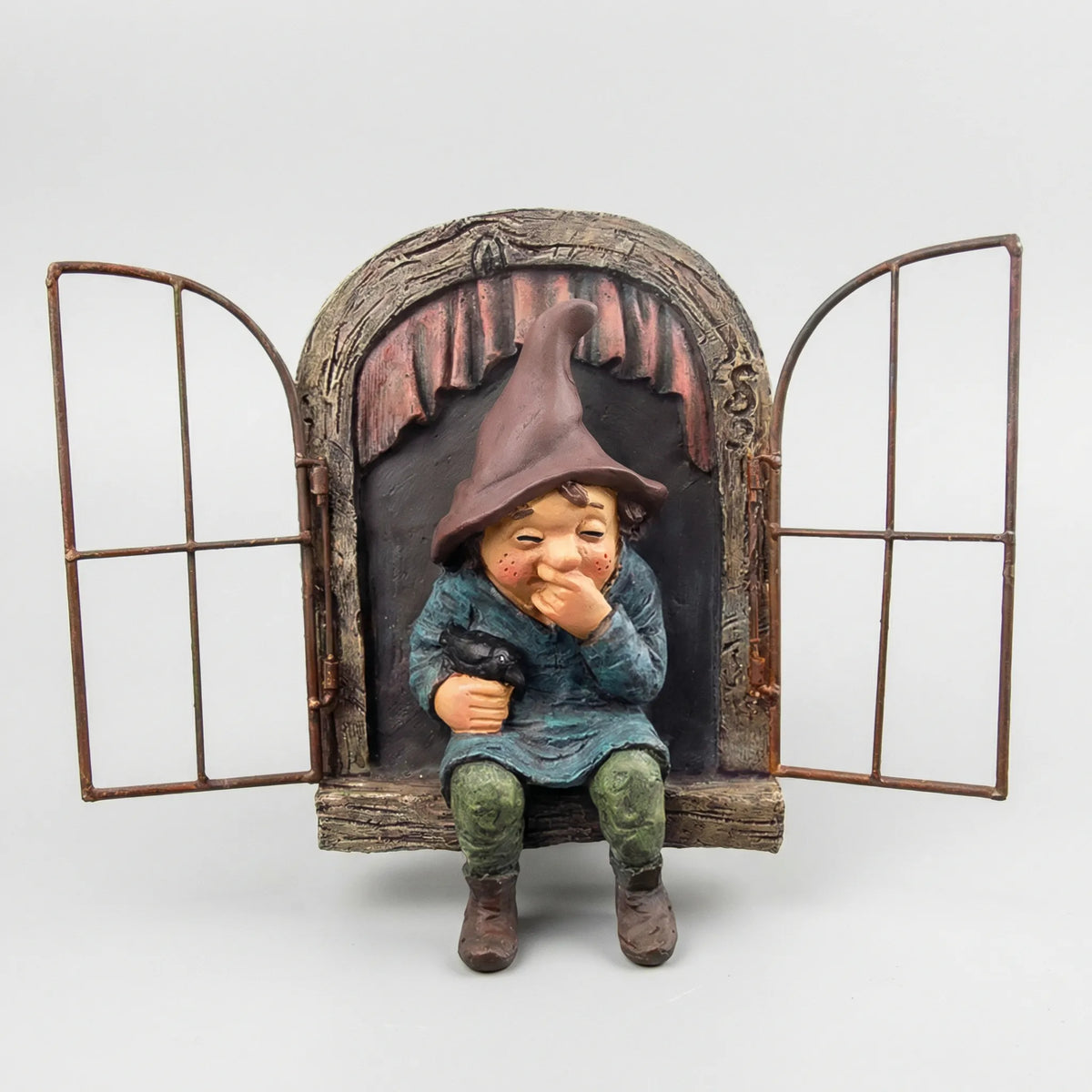 Funny Garden Ornament with Window Motif