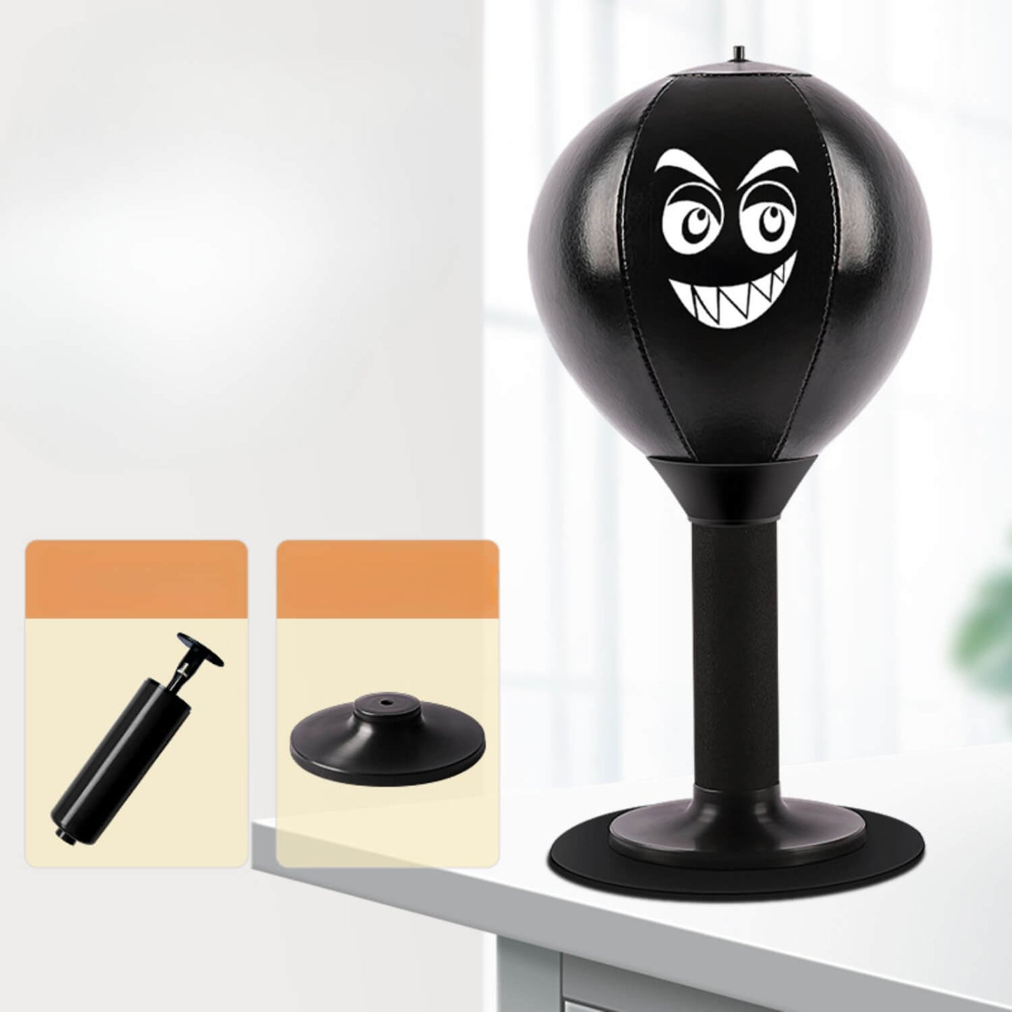 FunPunch Punching Bag - With Powerful Suction Cup Up to 70KG