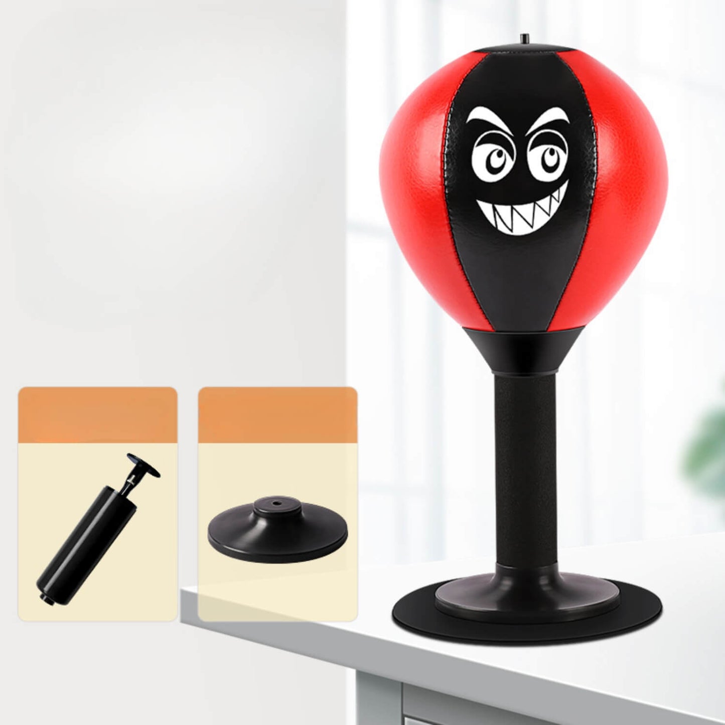 FunPunch Punching Bag - With Powerful Suction Cup Up to 70KG
