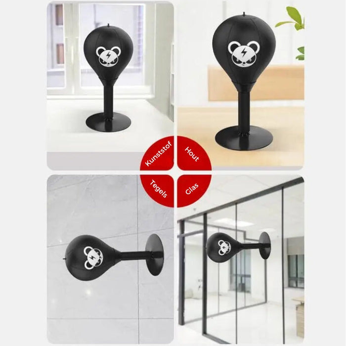 FunPunch Punching Bag - With Powerful Suction Cup Up to 70KG