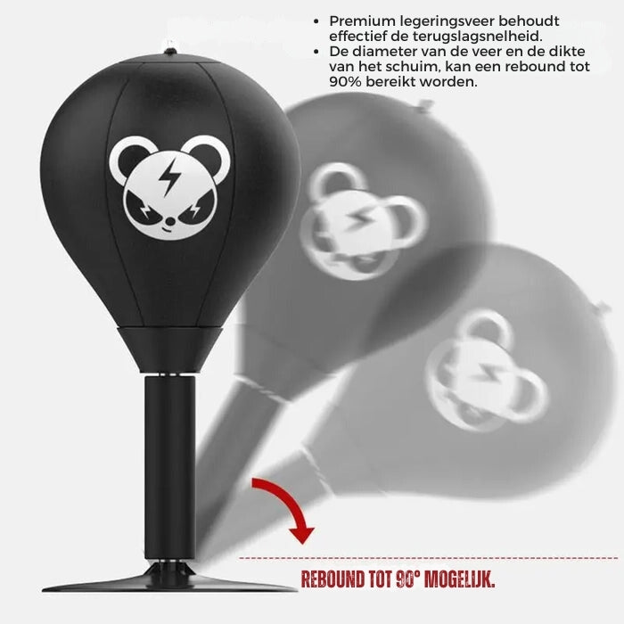 FunPunch Punching Bag - With Powerful Suction Cup Up to 70KG