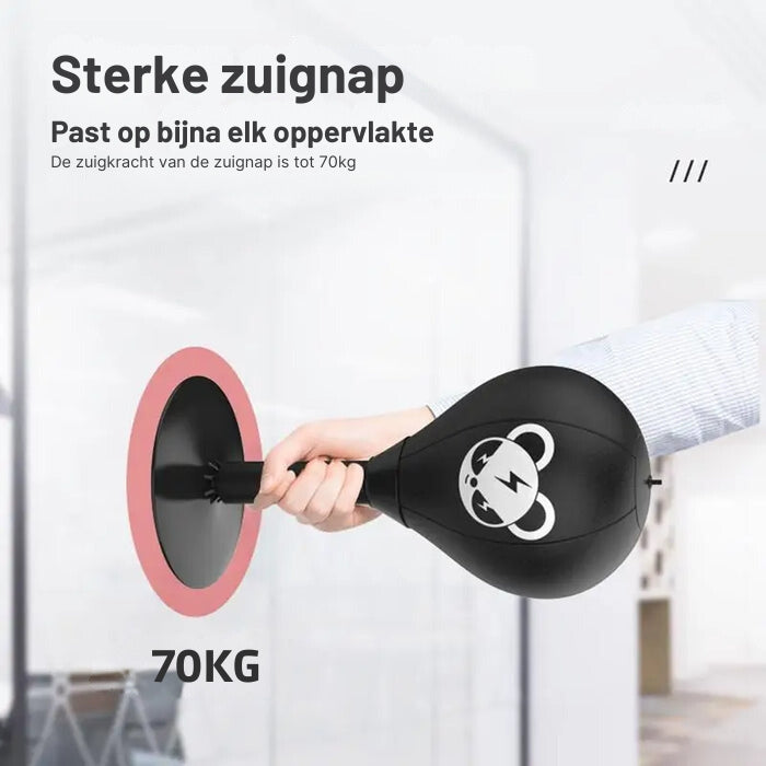 FunPunch Punching Bag - With Powerful Suction Cup Up to 70KG