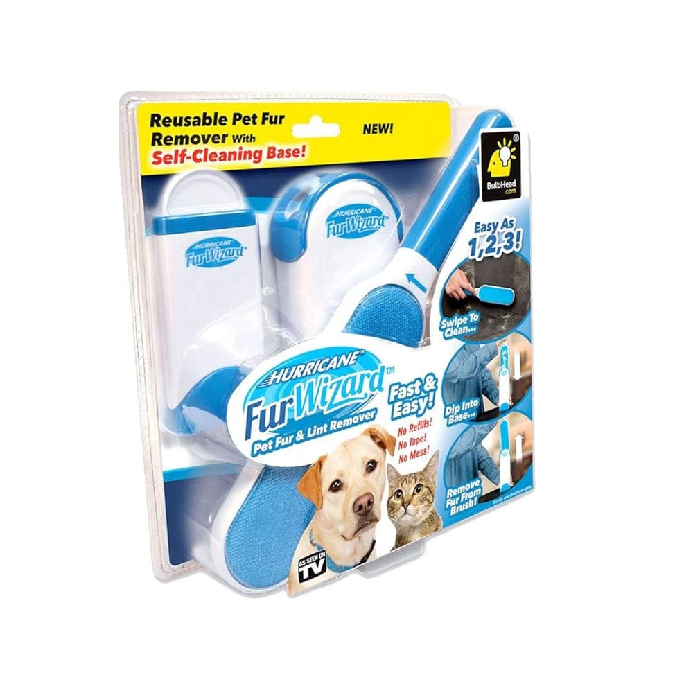 Fur and Lint Brush - Effectively Removes Hair from Upholstery and Fabrics