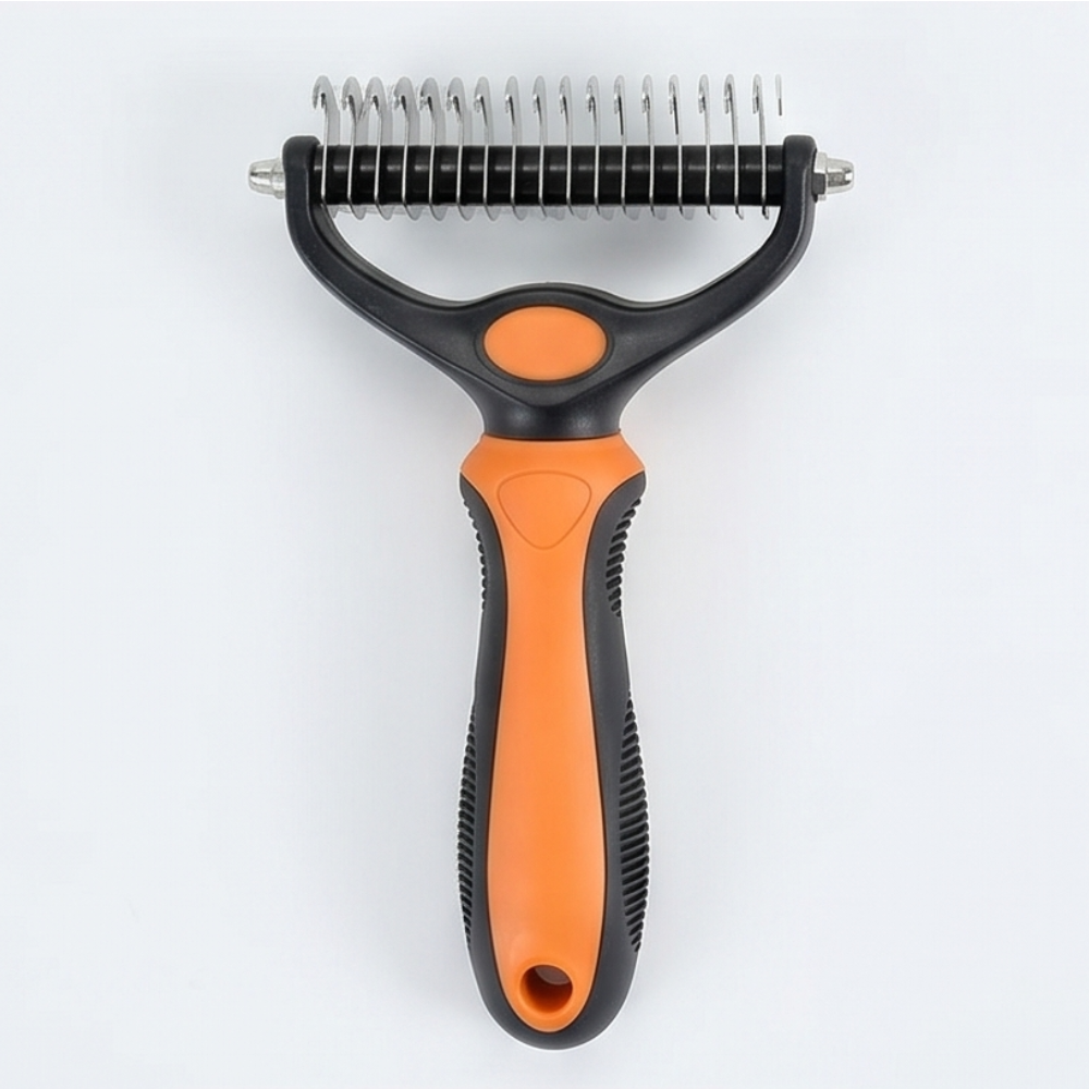Furmela – Double-Sided Dematting Brush for Shedding Dogs