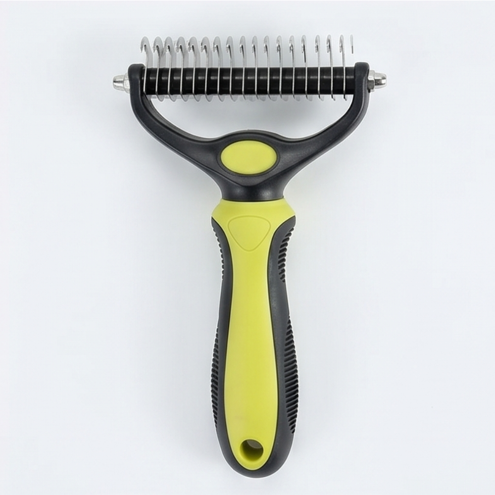 Furmela – Double-Sided Dematting Brush for Shedding Dogs