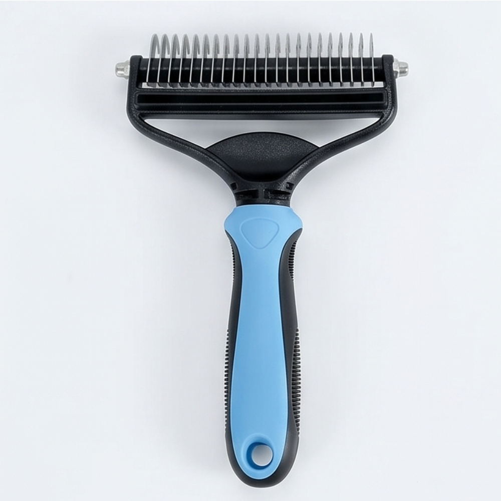 Furmela – Double-Sided Dematting Brush for Shedding Dogs