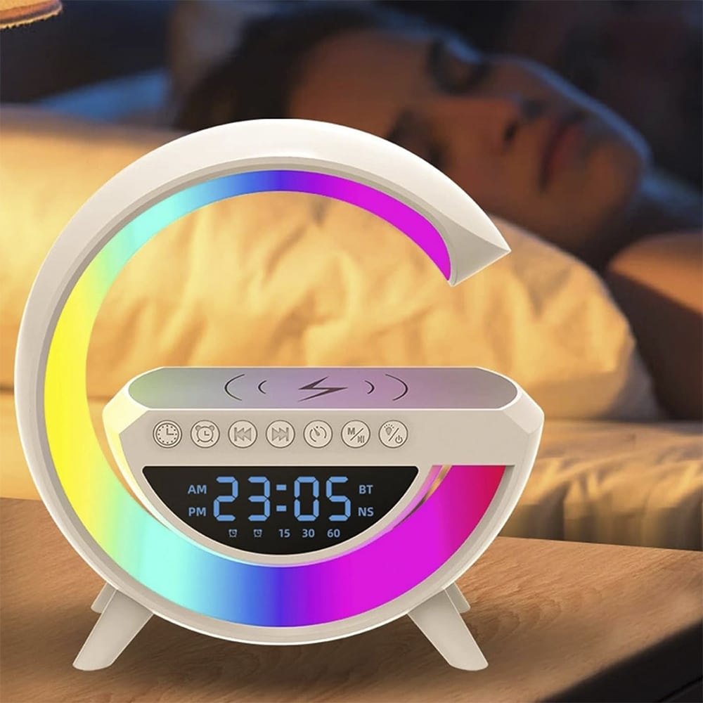 G-Light - Wireless Charger with Bluetooth Speaker and RGB Lamp