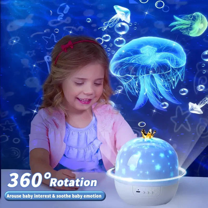 Galaxy Projector Night Light with 360° Rotation
