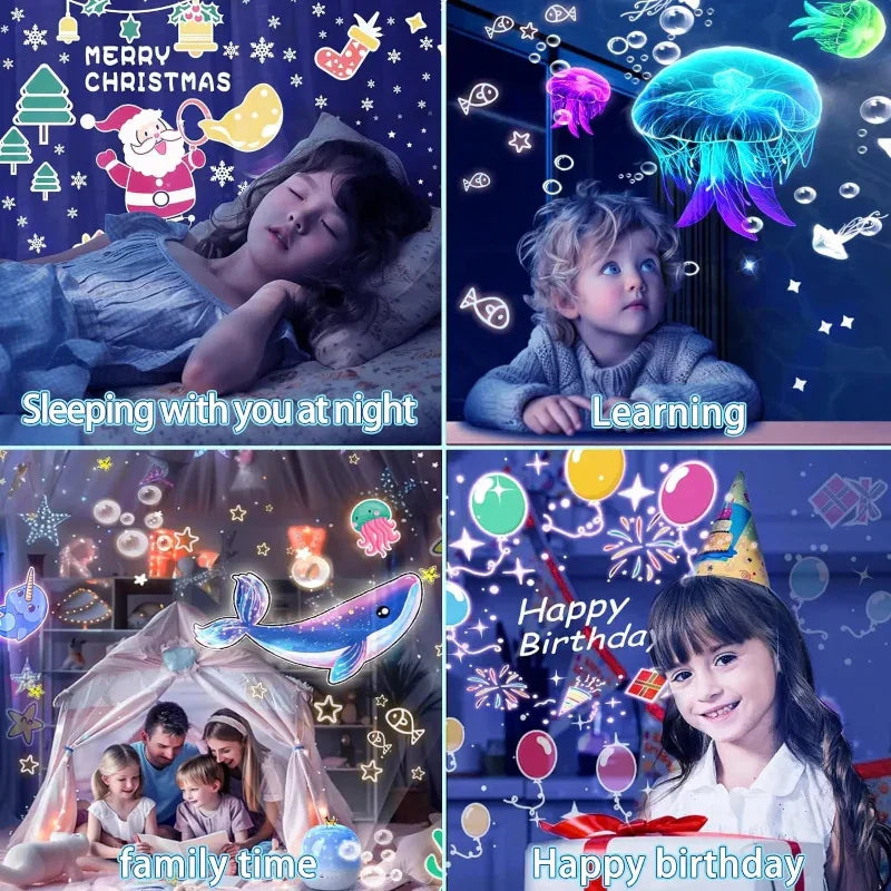 Galaxy Projector Night Light with 360° Rotation